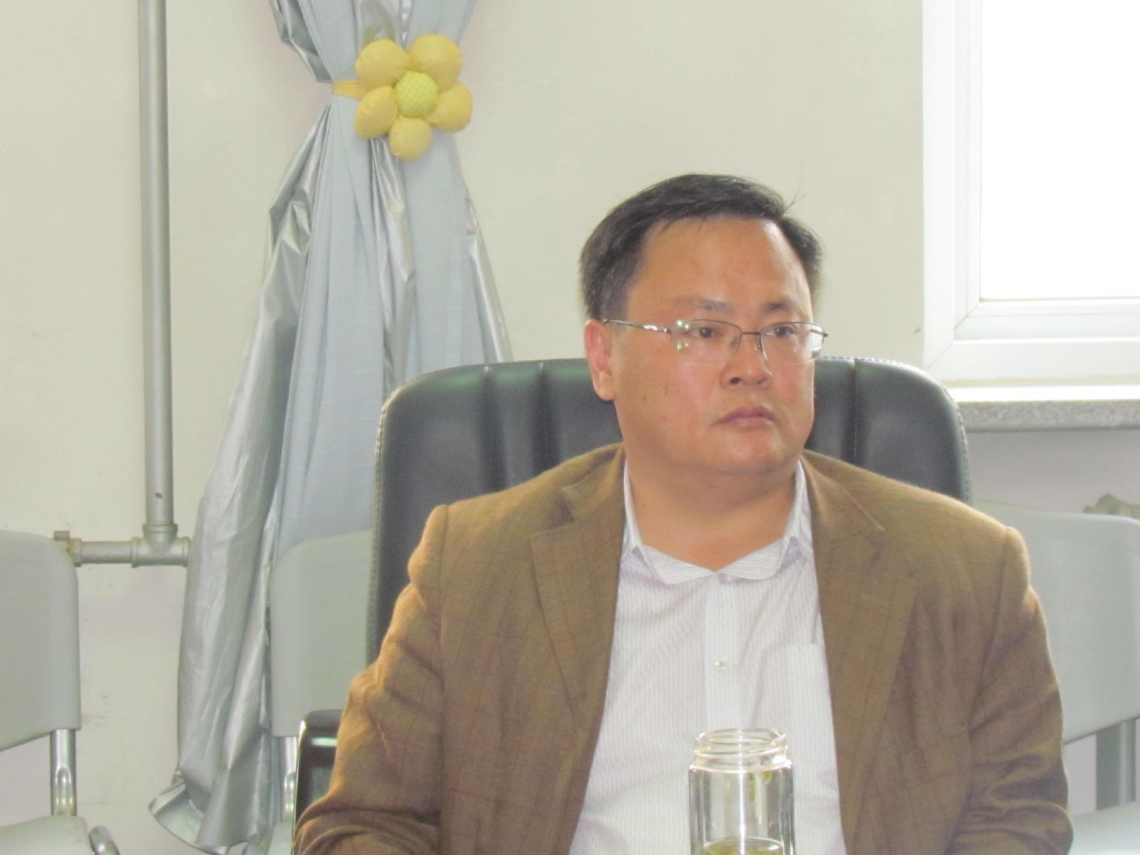 王全进副校长到必赢3003no1线路检测中心调研指导工作
