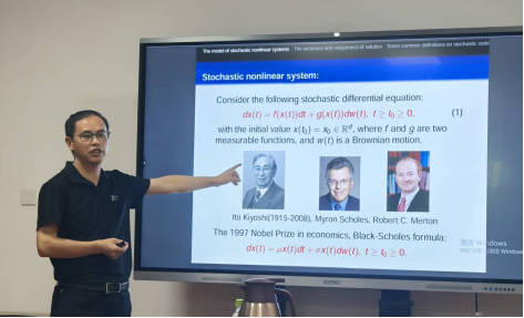 必赢3003no1线路检测中心邀请湖南师范大学朱全新教授开展学术交流
